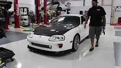 1000HP Supra burnout