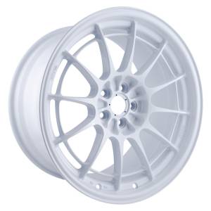 Enkei NT03+M 18x9.5 5x114.3 40mm Offset 72.6mm Bore Vanquish White Wheel (MOQ of 40) - 3658956540WP