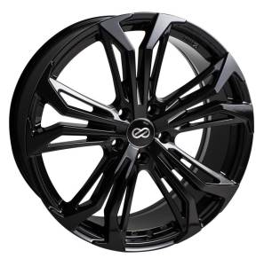 Enkei Vortex 5 Wheel 18x8 40mm Offset, 5x120mm Bore- Black - 510-880-1240bk