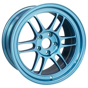 Enkei RPF1 17x9 5x114.3 22mm Offset 73mm Bore Emerald Blue Wheel (MOQ 40) - 3797906522EB