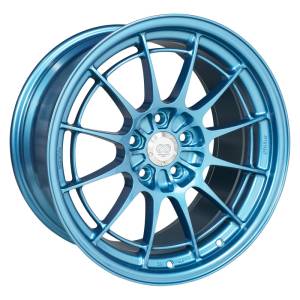 Enkei NT03+M 18x9.5 5x114.3 40mm Offset 72.6mm Bore Emerald Blue Wheel - 3658956540EB