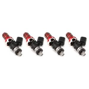 Injector Dynamics ID1050X Injectors - 48mm Length - Mach Top to 11mm - Denso Low Cushion (Set of 4) - 1050.48.11.D.4