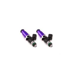 Injector Dynamics ID1050X Injectors - 60mm Length - 14mm Purple Top - 14mm Lower O-Ring (Set of 2) - 1050.60.14.14.2