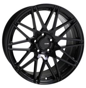 Enkei TMS 17x9.0 45mm Offset 5x100 Bolt Pattern 72.6mm Bore Gloss Black Wheel - 515-790-8045BK