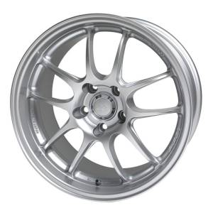 Enkei PF01 16x7 4x100 43mm Offset Silver Wheel Honda & Acura 4-Lug - 460-670-4943SP