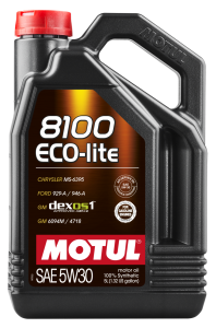 Motul 5L Synthetic Engine Oil 8100 5W30 ECO-LITE - 108214