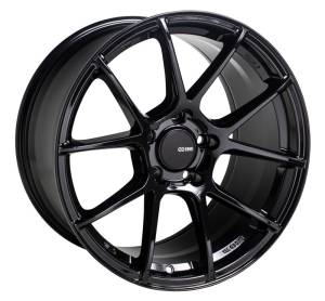 Enkei TS-V 18x9.5 5x100 45mm Offset 72.6mm Bore Glass Black Wheel - 522-895-8045BK