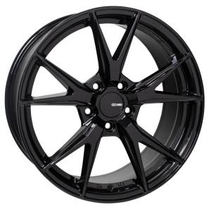 Enkei Phoenix 17x7.5 38mm Offset 5x114.3 72.6mm Bore Gloss Black Wheel - 523-775-6538BK