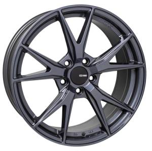 Enkei Phoenix 18x8 45mm Offset 5x114.3 72.6mm Bore Blue Gunmetal Wheel - 523-880-6545BGM