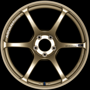 Advan RGIII 18x8.5 +45 5x114.3 Racing Gold Metallic Wheel - YAR8H45EZ