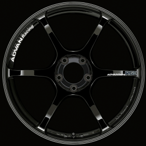 Advan RGIII 18x8.5 +45 5x114.3 Racing Gloss Black Wheel - YAR8H45EB