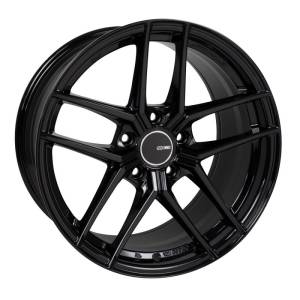 Enkei TY5 18x8 5x108 40mm Offset 72.6mm Bore Black Wheel - 498-880-3140BK