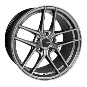 Enkei TY5 18x8 5x100 45mm Offset 72.6mm Bore Hyper Silver Wheel - 498-880-8045HS