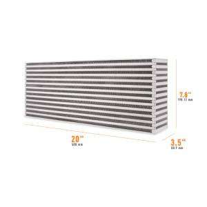 Mishimoto Universal Air-to-Air Intercooler Core - 20in / 7.8in / 3.5in - MMUIC-14
