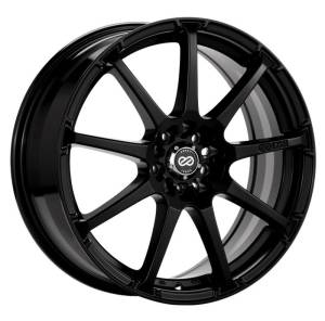 Enkei EDR9 17x7 5x100 38mm offset 72.6 Bore Diameter Matte Black Wheel - 441-770-0238BK