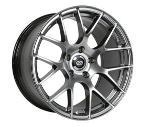 Enkei Raijin 18x8.5 35mm Offset 5x114.3 Bolt Pattern 72.6 Bore Diameter Hyper Silver Wheel - 467-885-6535HS