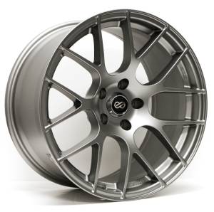 Enkei Raijin 18x8.5 38mm Offset 5x120 Bolt Pattern 72.6 Bore Dia Titanium Gray Wheel *MOQ 40* - 467-885-1238GM