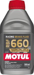 Motul 1/2L Brake Fluid RBF 660 - Racing DOT 4 - 101667