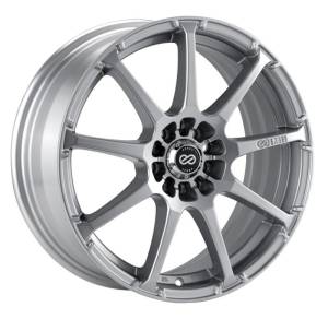 Enkei EDR9 17x7 4x100/114.3 38mm Offset 72.6 Bore Diameter Silver Wheel - 441-770-0138SP