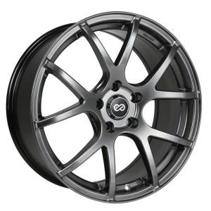 Enkei M52 16x7 38mm Offset 5x114.3 Bolt Pattern 72.6mm Bore Dia Hyper Black Wheel - 480-670-6538HB