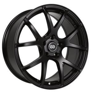 Enkei M52 16x7 38mm Offset 5x114.3 Bolt Pattern 72.6mm Bore Dia Matte Black Wheel - 480-670-6538BK