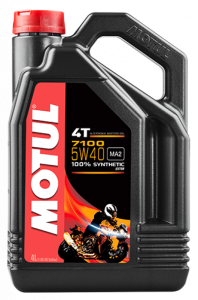 Motul 4L 7100 Synthetic Motor Oil 5W40 4T - 104087