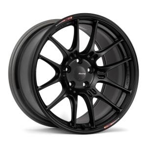 Enkei GTC02 18x10 5x112 32mm Offset 66.5mm Bore Matte Black Wheel - 534-810-4432BK