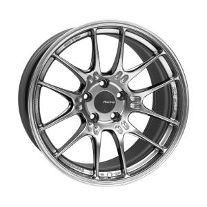 Enkei GTC02 18x9.5 5x114.3 15mm Offset 75mm Bore Hyper Silver Wheel - 534-895-6515HS