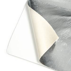 Mishimoto Aluminum Silica Heat Barrier W/ Adhesive Backing, 12in x 24in - MMHP-ASHB-1224