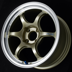 Advan RG-D2 16x8.0 +38 4-100 Machining & Champagne Gold Wheel - YAT6G38ACG