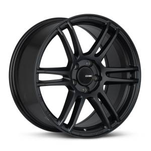 Enkei TSR-6 18x8.5 5x100 45mm Offset 72.6mm Bore Matte Black Wheel - 530-885-8045BK