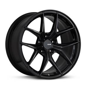 Enkei TSR-X 18x8 45mm Offset 5x112 BP 72.6mm Bore Gloss Black Wheel - 529-880-4445BK