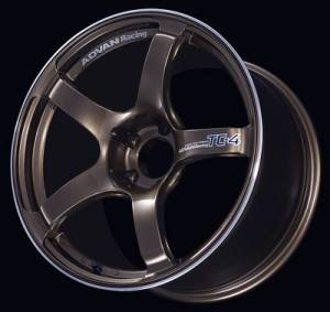 Advan TC4 17x8.0 +45 5-100 Umber Bronze Metallic & Ring Wheel - YAD7G45DUAR