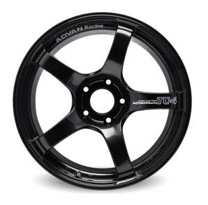 Advan TC4 15x8.0 +35 4-100 Black Gunmetallic Wheel (No Ring) - YAD5G35ABG