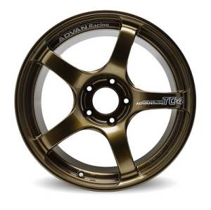 Advan TC4 15x8.0 +28 4-100 Umber Bronze Metallic Wheel (No Ring) - YAD5G28AUA