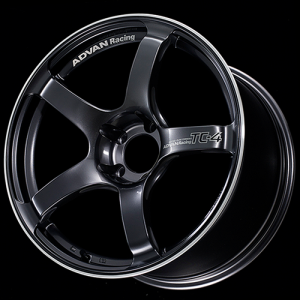 Advan TC4 18x9.5 +45 5-120 Racing Black Gun Metallic and Ring Wheel - YAD8J45WBGR