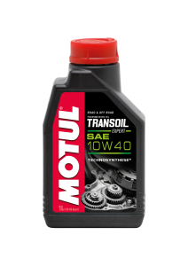 Motul 1L Powersport TRANSOIL Expert SAE 10W40 Technosynthese Fluid for Gearboxes (Wet Clutch) - 105895