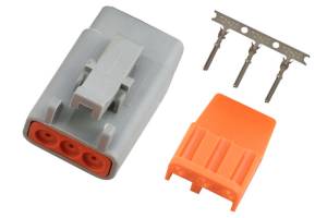 Haltech Male Deutsch DTM-3 Connector 7.5 Amp Plug & Pins - HT-031001