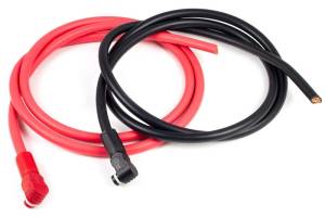 Haltech 1AWG Terminated Cable - Pair (4m) - HT-039214