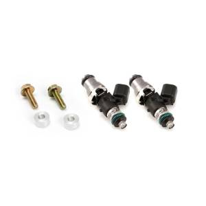 Injector Dynamics ID1300-XDS Fuel Injectors Polaris RZR 14mm Grey Adapter Top (Set of 2) - 1300.16.01.48.14.2