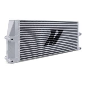 Mishimoto Heavy-Duty Oil Cooler - 17in. Same-Side Outlets - Silver - MMOC-SSO-17SL