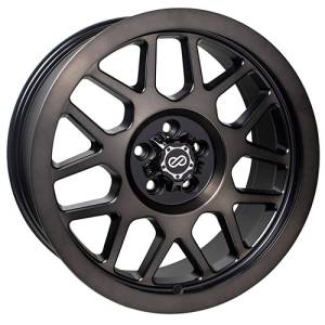 Enkei Matrix 17x9 5x127 10mm Offset 108mm Bore Brushed Black Wheel - 526-790-7310BB