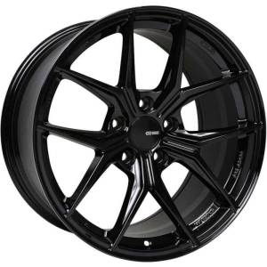 Enkei TSR-X 20x9.5 40mm Offset 5x120 BP 72.6 CB Gloss Black Wheel - 529-295-1240BK