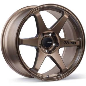 Enkei T6R 18x9.5 45mm Offset 5x120 Bolt Pattern 72.6 Bore Matte Bronze Wheel - 539-895-1245ZP