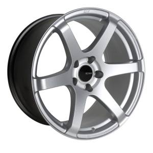 Enkei T6S 17x9 45mm Offset 5x100 Bolt Pattern 72.6 Bore Matte Silver Wheel - 485-790-8045SP