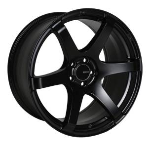 Enkei T6S 18x9.5 30mm Offset 5x114.3 Bolt Pattern 72.6 Bore Matte Black Wheel - 485-895-6530BK