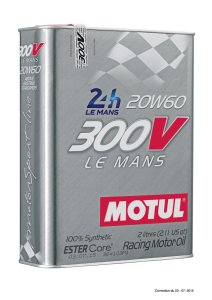 Motul 2L Synthetic-ester Racing Oil 300V LE MANS 20W60 - 104245