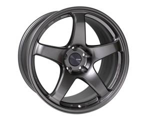 Enkei PF05 19x8.5 5x112 38mm Offset 75mm Bore Dark Silver Wheel - 527-985-4438DS