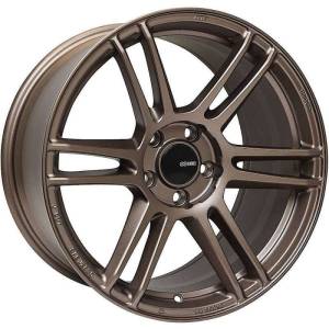 Enkei TSR-6 18x8 5x100 45mm Offset 72.6mm Bore Matte Bronze Wheel - 530-880-8045ZP