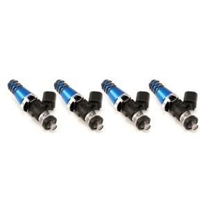 Injector Dynamics 1700cc Injectors - 60mm Length - 11mm Blue Top - Denso Lower Cushion (Set of 4) - 1700.60.11.D.4